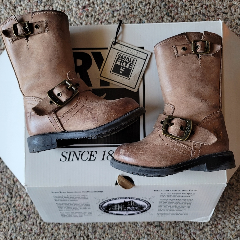 Small Frye Engineer Boots (toddler 4)